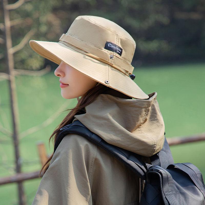 Chapeau Bob Cordon de Serrage Extérieur Protection Solaire Imperméable Sports Séchage Rapide Alpinisme Été Chapeau de Soleil