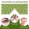 Cooling Jade Eye Mask Massager Natural Jade Eye Mask Eye Eye for Eye Relax Sleep Massager Mask Tools Mask Care Stone Face Sleep