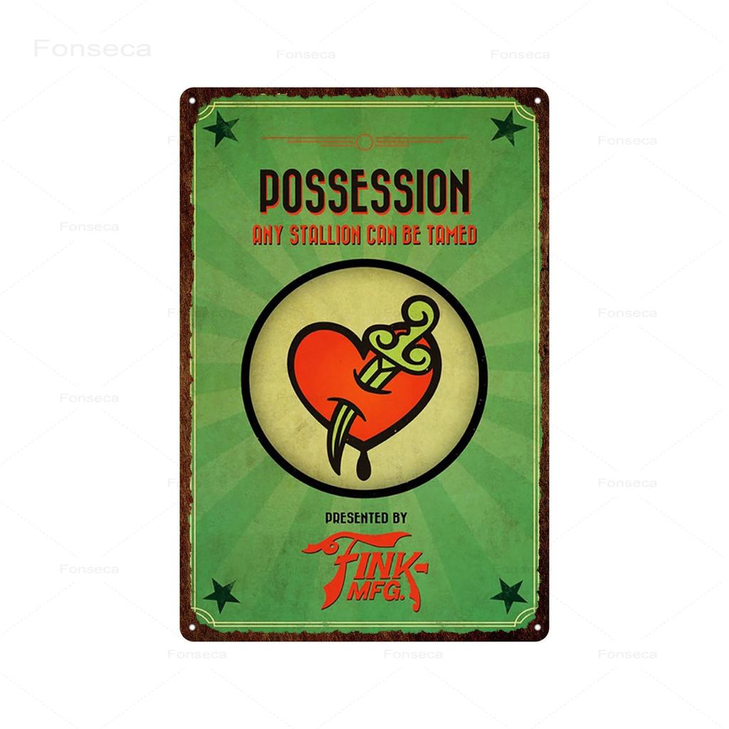 Shooting Game Bioshock Tin Sign Infinite High Quality Retro Meatl Plaques Vintage Wall Art Iron Painting for Home Bar Decoration