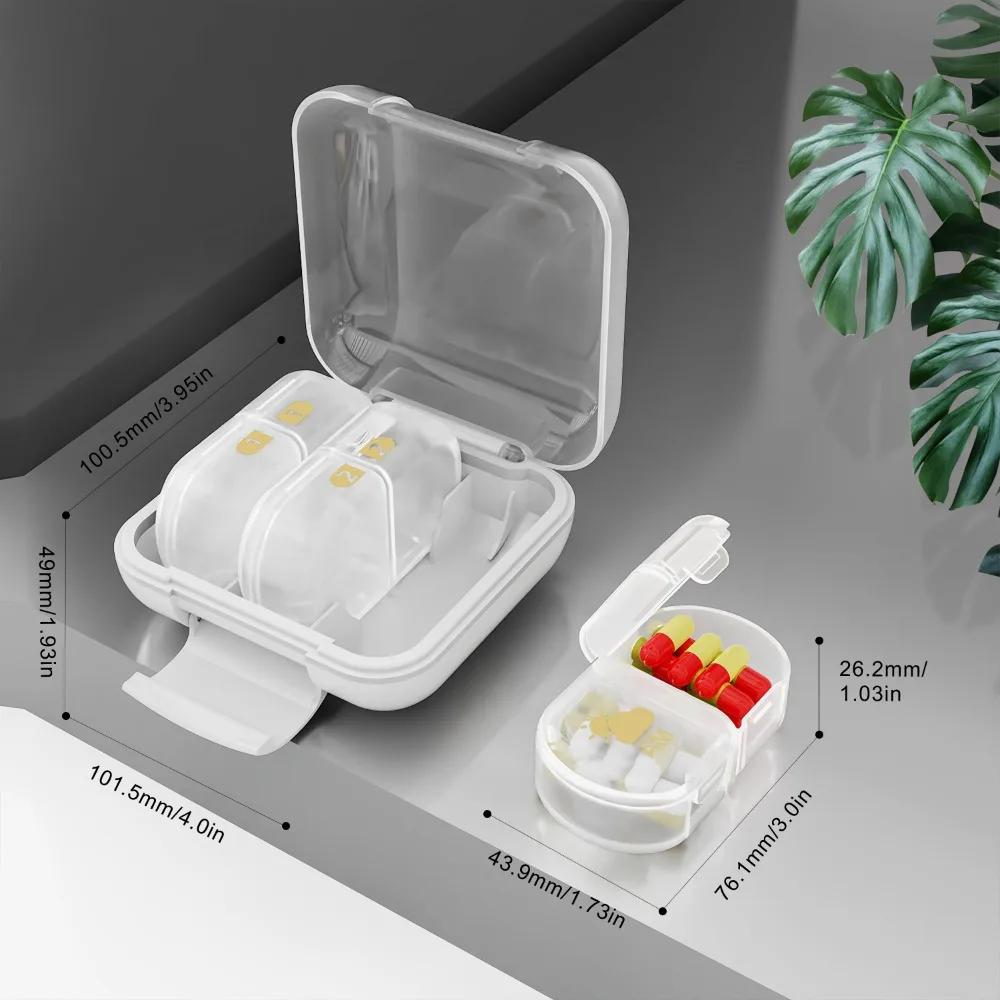 Weekly Pill Box Case Pill Organizer Detachable Vitamin Unique Plastic Pill Cases Box
