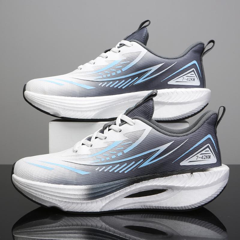 Men'S Sports Shoes Carbon Plate Running Shoes Male Marathon Sneakers Racing Shock-Absorbing Athletics Training Shoes For Women