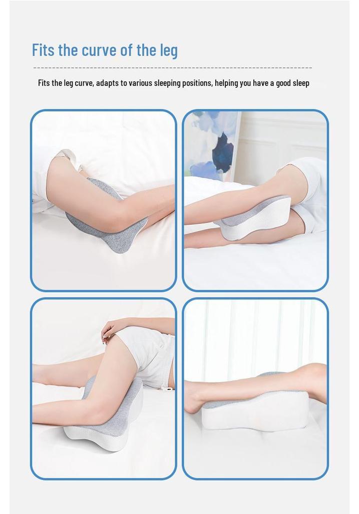 Memory Foam Leg and Knee Support Pillow for Bedridden Patients and Pregnant Women