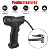 Car Tire Inflator Digital Display Car Air Compressor Portable 120W Inflatable Pump for Car Bicycle 75PSI With LED Light