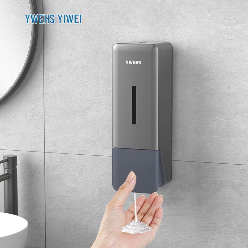 Wall-Mounted Refillable Dispenser for Shampoo, Shower Gel, and Hand Sanitizer