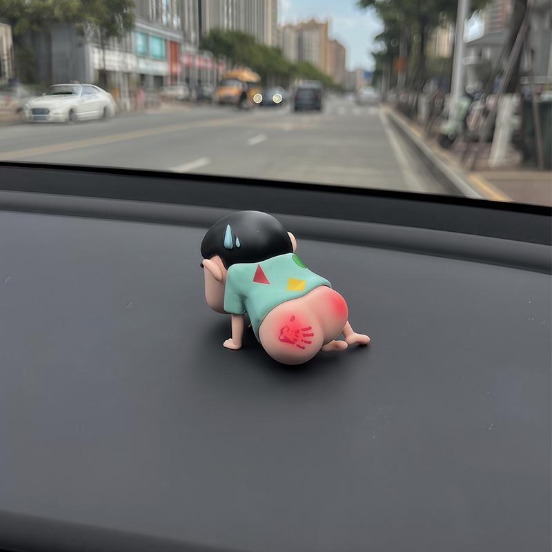 2024 Crayon Shin-chan Car Ornament for Tesla/BYD Console or Passenger Seat