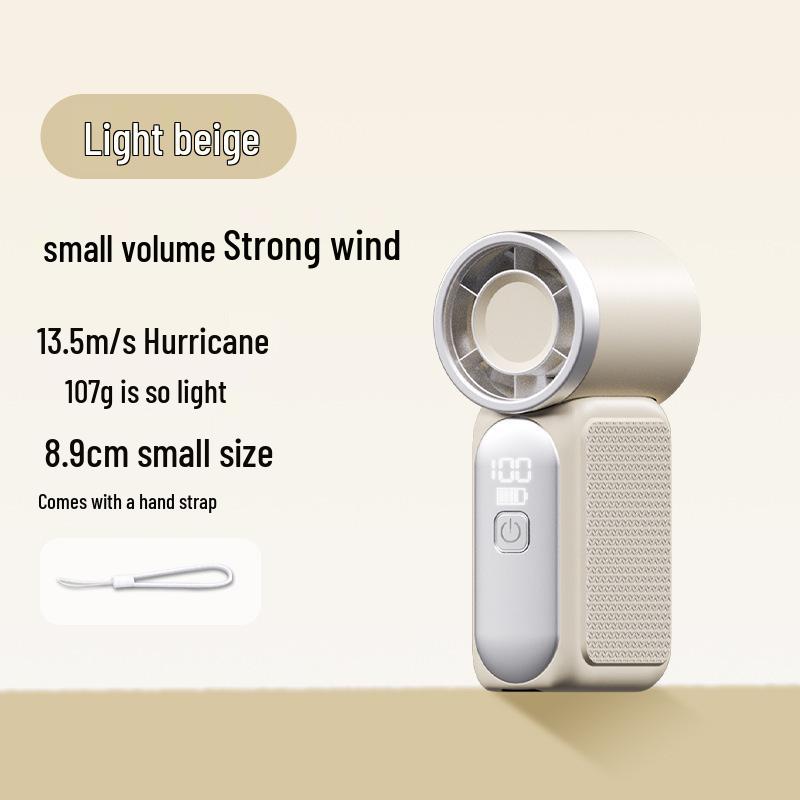 

X688 Mini Handheld Fan: USB Rechargeable, Digital Display, Long Battery Life, High-Speed, Portable Design. 35*40*90