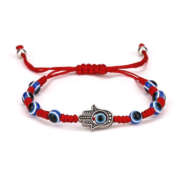 

2026 New Year of Horse Red Rope Beaded Bracelet Chinese Style Horse Year Lucky Braided Bracelets New Year Couple Friend Gifts