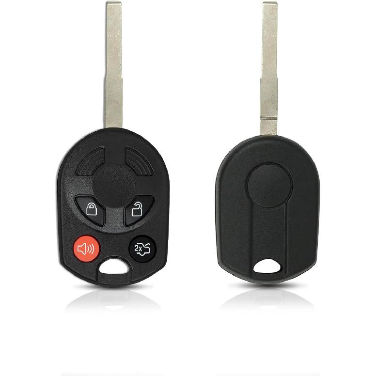 Head Key Fob Replacement Fits for Ford Focus 2012-/ C-Max Escape 2013-/ Transit Connect 2014- Keyless Entry Remote Control OUCD6000022 (Pack of 2)
