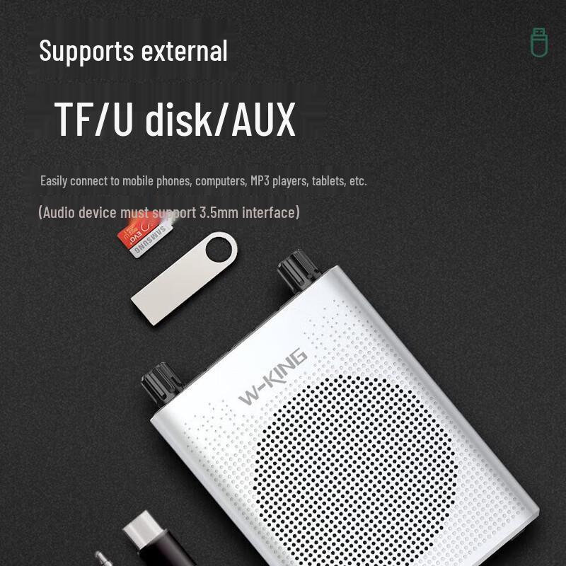 W-King KS16 Portable Bluetooth Voice Amplifier CN plug (adapter included)