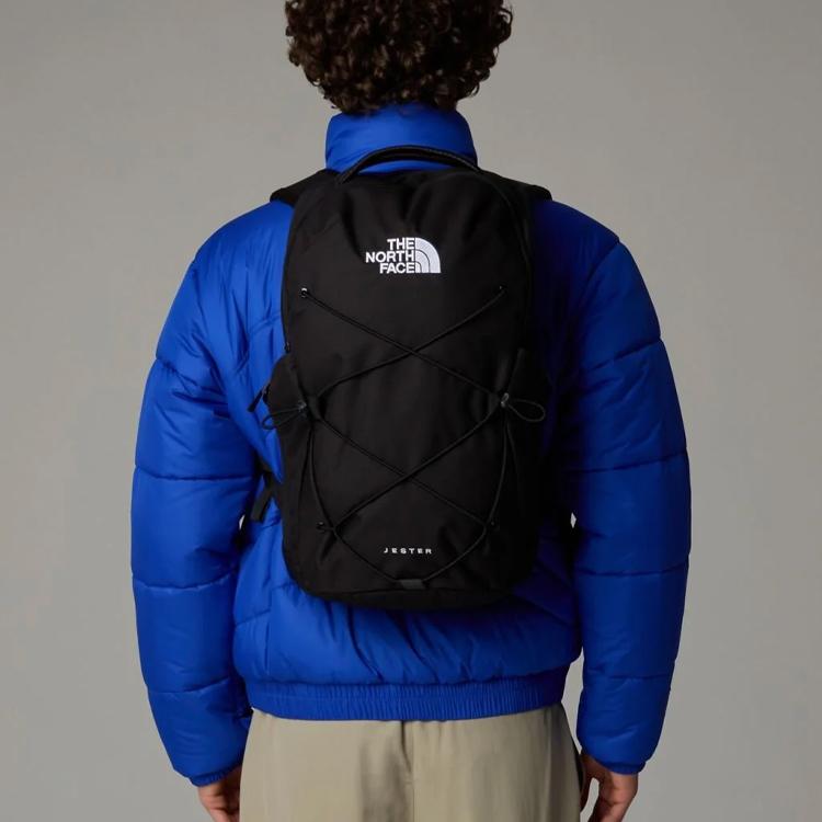 The North Face Jester 2,5L Logo Einfarbig Vielseitig Reißverschluss Outdoor Tasche Unisex Taschen Schwarz NF0A3VXF4H01