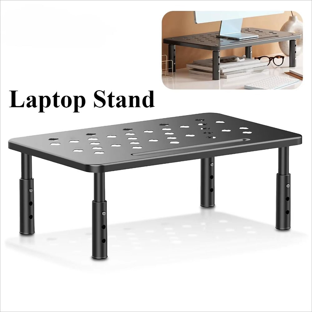 3 Height Adjustable Computer Monitor Riser Computer Monitor Holder  Home Workspace