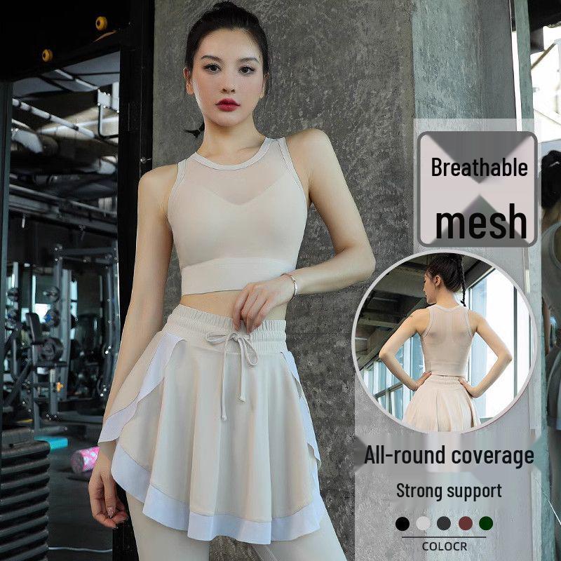 Women's Quick-Dry Slim-Fit Summer Sports Set - Pilates Short Top & High-End Yoga Wear