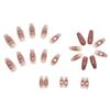1 Pc Set of Short Acrylic Coffins on False Nails Reusable French Fingertips Kawaii False Nails with Design  