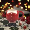 Ceramic Santa Claus Mug Americano Mug Hand Painted Creative Mug For Christmas