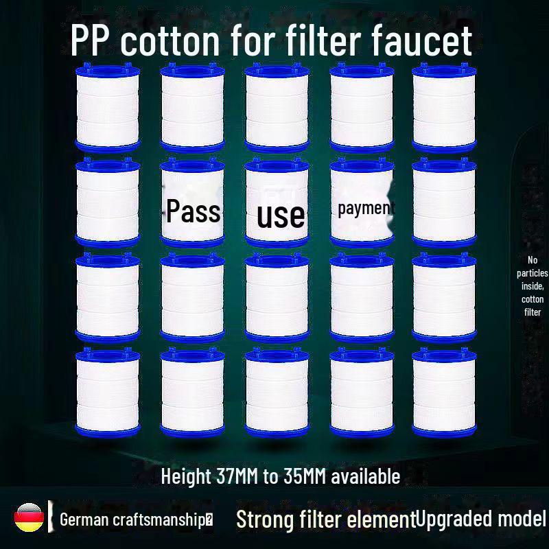 Univerzální kohoutkový filtr čističky vody pro domácnost s PP bavlněným prvkem