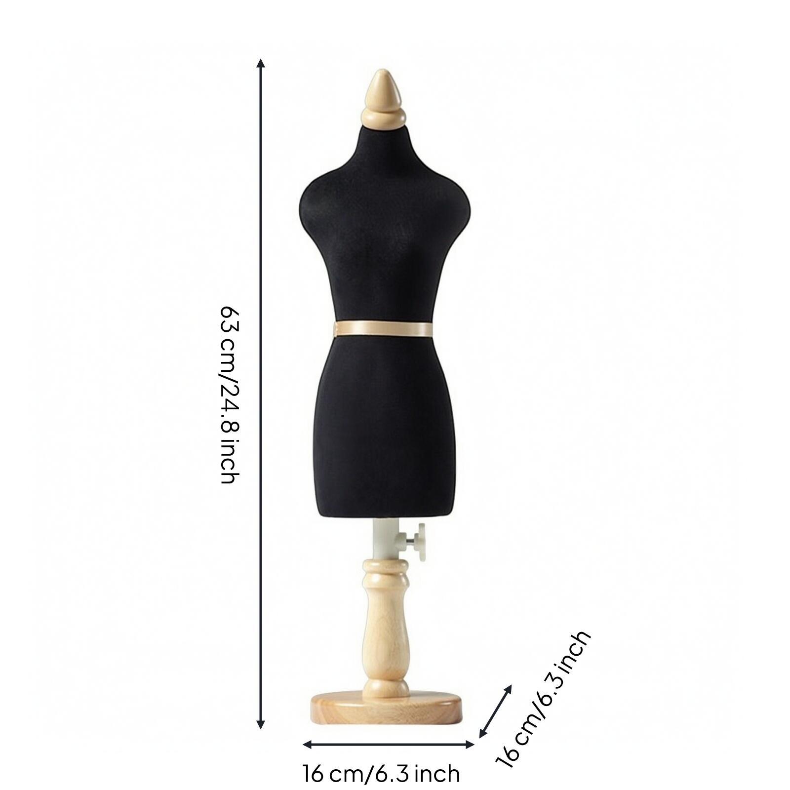 Female Mannequin with Wooden Base Lightweight