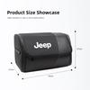 Car Trunk Organizer Box Large Capacity Tool Storage Bag For Jeep Renegade Wagoneer Avenger Recon Wrangler JK Gladiator Compass