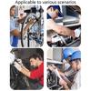 Portable Twin Head Wrench Spanner Crafted for Narrow Environment Rustproof Stainless Steel Confined Spaces Various Fixes
