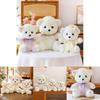 Cute Cartoon Smoky Design Teddy Bear Plush Doll For Girls Birthday Gift And Kids Room Decor