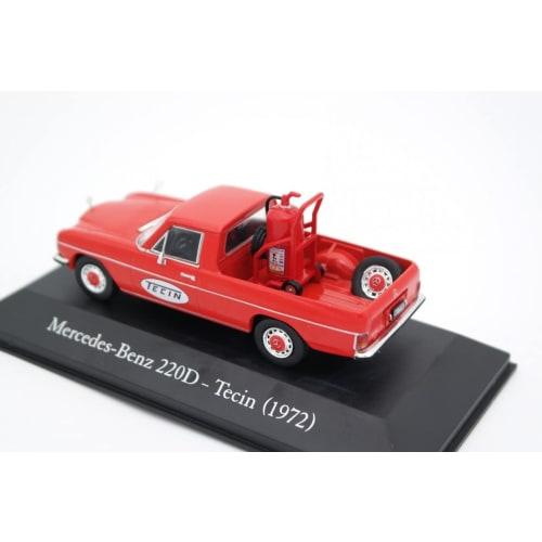 Mercedes-Benz Fire Engine Diecast Car 1/43 Scale BENZ 220D 1972 Pickup Truck with TECIN FIRE ENGINE