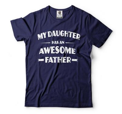 Meine Tochter hat einen tollen Vater T-Shirt Vater Geschenk T-Shirt Vatertag T-Shirt