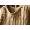 Winter Fall Fashion Vintage Sweater Women's O Neck Loose Casual Lazy Style Casual Pullover Flower Print Patchwork Knitwear
