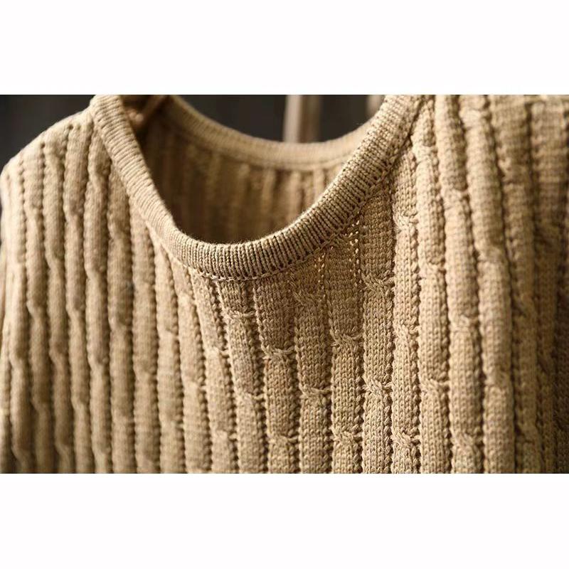 Winter Fall Fashion Vintage Sweater Women's O Neck Loose Casual Lazy Style Casual Pullover Flower Print Patchwork Knitwear