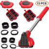 New Heavy Duty Furniture Lifter Transport Tool Furniture Mover Set 4 Move Roller 1 Wheel Bar for Lifting Moving Furniture Helper
