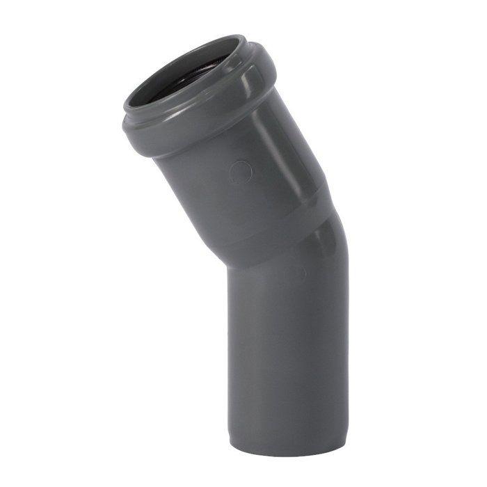 Coude PVC 75mm 30 Degrés pour Évacuation