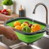 With Colander Collapsible Sink Space Saving Folding Chopping Board  Kitchen Storage