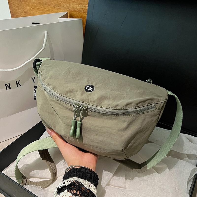 Bardzo Lekka Wodoodporna Nylonowa Torba Przez Ramię - Damska Dużej Pojemności Wszechstronna Pod Pachę Siodełko