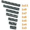 Studless Liftarm Crane DIY Brick Special Parts MOC Technical 1x3 1x4 1x5 1x6 1x7 1x9 1x11 Beam Center Thick Hole Building Blocks