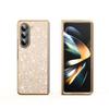 For Samsung Galaxy Z Fold 7 Case Slim Shinny Powder Bling Bling PU Leather Electroplating Phone Case Cover For Z Fold 3 4 5 6