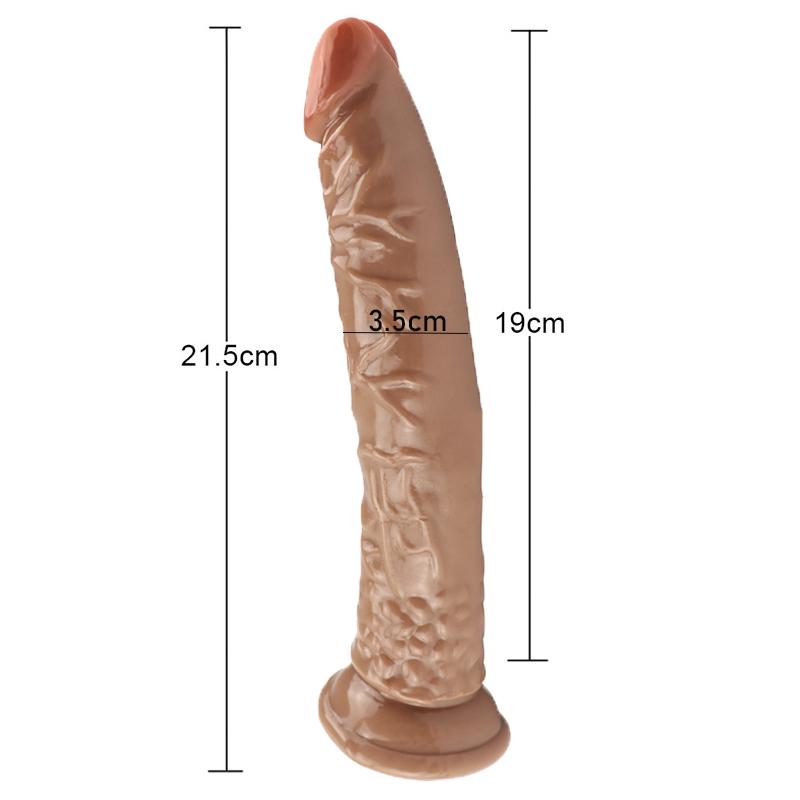 MoDi Realistic Dildo 8 Inch Dildo With Suction Cup For Women Vaginal G-spot And Anal Play 18+
