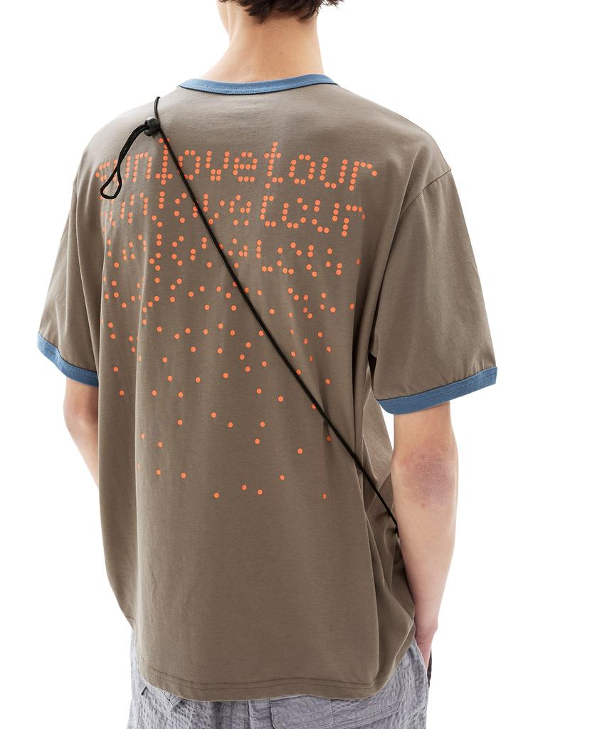 Sseonleobeutueo Dots Ringer Tee Taupe