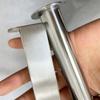 Thickened Hook Stainless Steel Wire Drawing Point Hanging Pole Wall Decor Clothing Shops Display Hangers Rack Wardrobe Storage