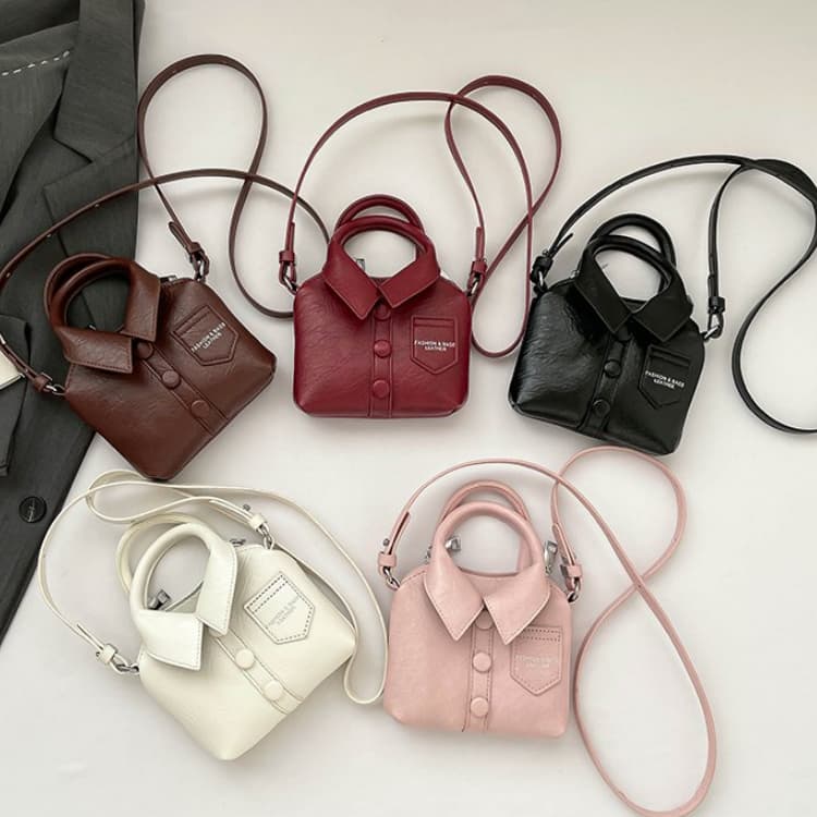 Mini tote bag female niche design one-shoulder crossbody bag