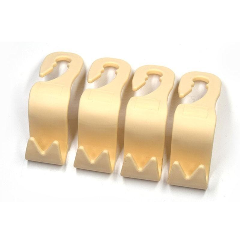 4 buc. cârlig universal pentru tetieră pentru mașină, suport pentru umeraș pentru spate, organizator de vehicul pentru genți de mână, posete, haine