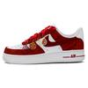 Nike Air Force 1 Low top Skateboard Shoes GS White Red DD8959-100(Team-AFS-BOX)