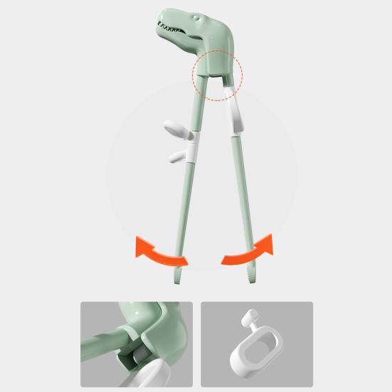 Bețișoare de antrenament în formă de desene animate, antrenament pentru forța mâinii, prietenoase cu pielea, pentru copii, bețișoare de învățare pentru acasă