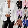 European Style Fall and Winter Button Blazer Jacket