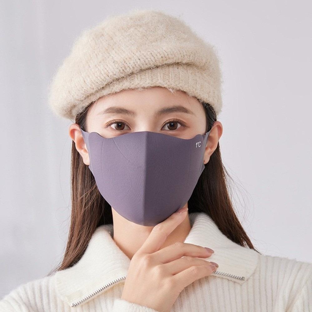 Новая дышащая теплая маска, моющаяся, пылезащитная, вуаль для лица, накладка на лицо, женская