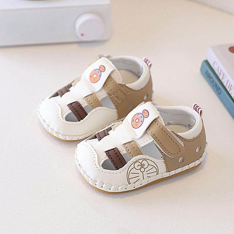 Baby Toddler Summer Shoes With Soft Sole And Breathable Synthetic Leather For Kids