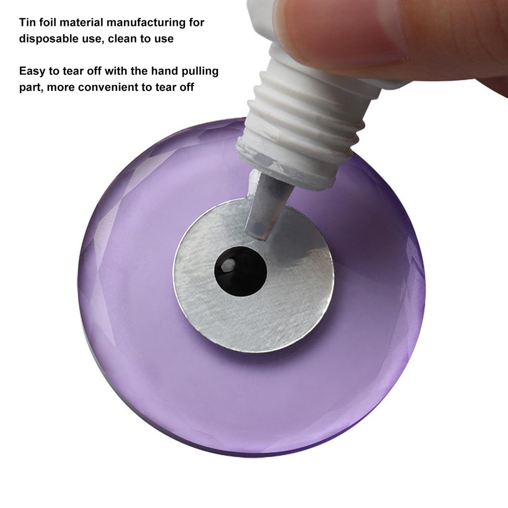 Disposable Eyelash Glue Foil Stickers Grafting Eyelashes Holder Pallet Stickers Pads