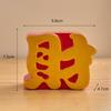 Chinese Happiness Crafts Character Home Bedroom Decor Engagement Sculpture DIY Exquisite