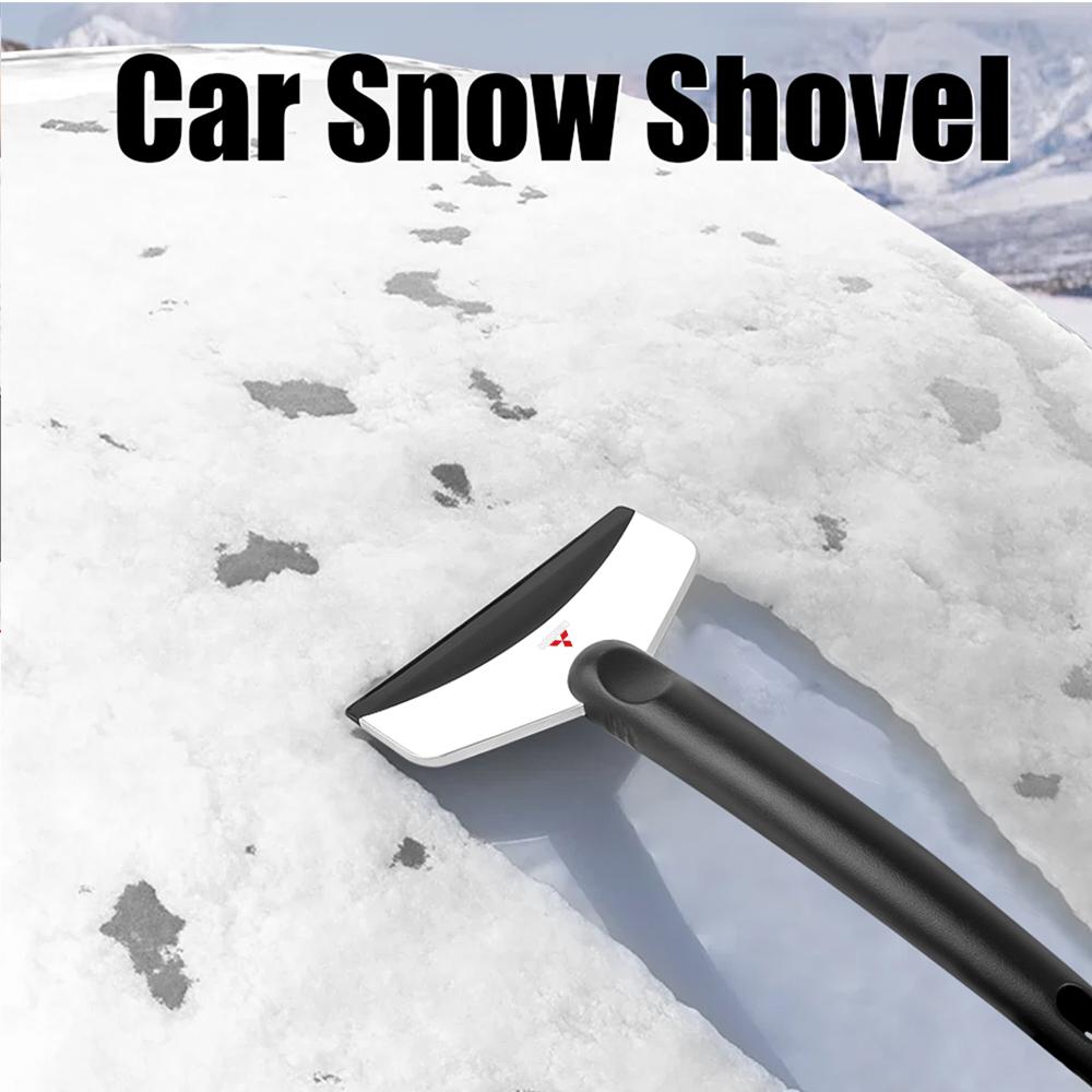 xksh2 Car Glass Winter Ice Removing Brush Shovel Tools Retractable Accessories For Mitsubishi 9 Ralliart X EX ASX L200 Colt Outlander