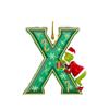 2D Christmas Decoration Pendant Christmas Tree Tag Theme Party Crafts Ornament