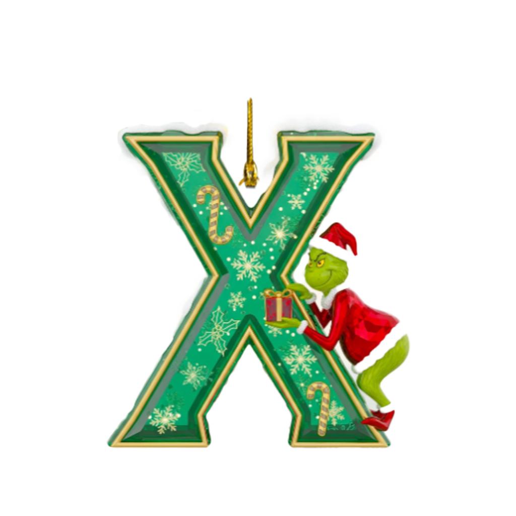 2D Christmas Decoration Pendant Christmas Tree Tag Theme Party Crafts Ornament