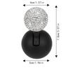 MacilKurtlar Car One-Touch Start Button Locker, Car Push To Start Button Locker, Auto Rhinestone