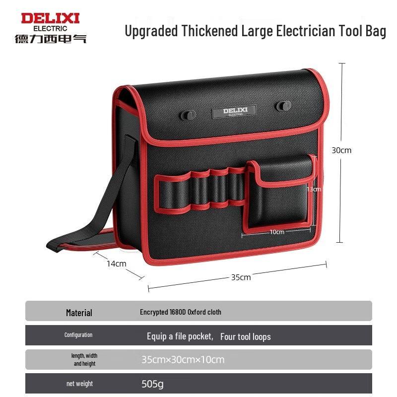 DELIXI Professional Multi-functional Tool Bag
